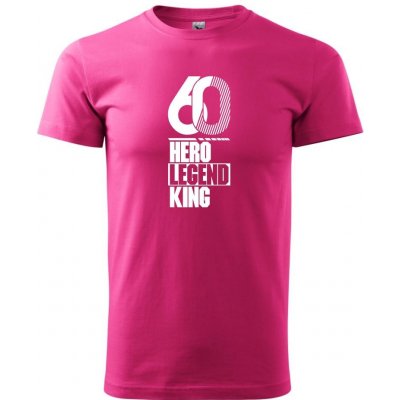 Heavy new Hero Legend King x Queen 1960 triko pánské Purpurová