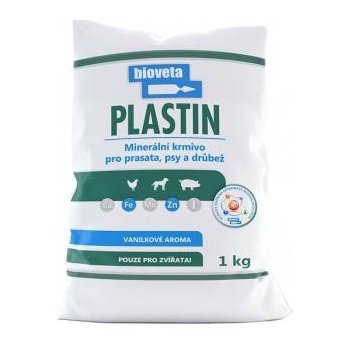 Bioveta Plastin P doplněk minerálních látek pro prasata drůběž a psy 5 kg