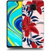 Pouzdro a kryt na mobilní telefon Xiaomi Pouzdro Picasee ULTIMATE CASE Xiaomi Redmi Note 9 Pro - Red Lily