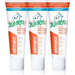 Elmex Junior 6-12 pro děti 3 x 75 ml – Hledejceny.cz