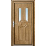 OknaDvereNaMiru.cz Vchodové plastové dveře 3D Sanda 2 antracit 110 x 220 cm – Hledejceny.cz