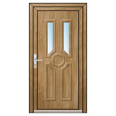 OknaDvereNaMiru.cz Vchodové plastové dveře 3D Sanda 2 antracit 110 x 220 cm – Hledejceny.cz