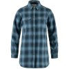 Dámská košile FJÄLLRÄVEN Övik Twill Shirt LS W Mountain Blue-Dawn Blue