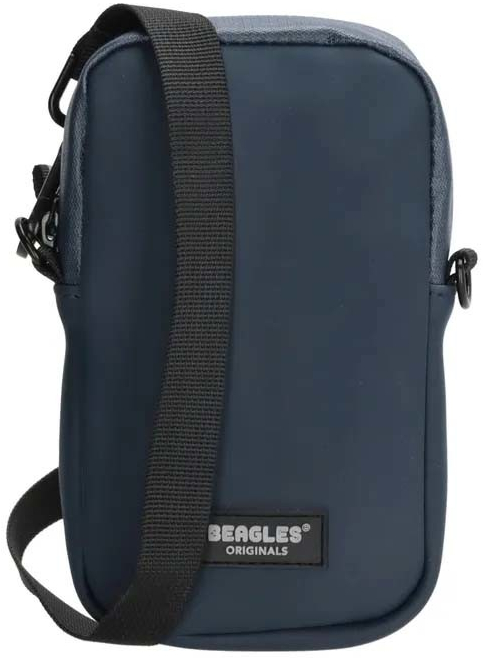Beagles Tmavě modrá voděodolná kabelka na mobil „Trendy“