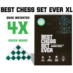 Best Chess Set Ever XL Green Board 4X