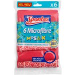 Spontex Mosaik mikroutěrka 6 ks – HobbyKompas.cz