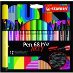 STABILO Pen 68 Max 12 barev Arty – Zboží Mobilmania