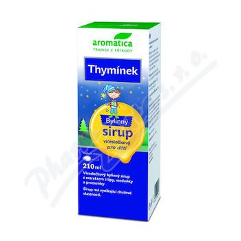 Aromatica Bylinný sirup Thymínek od 3 let 210 ml