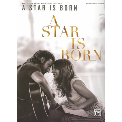 A Star Is Born Zrodila se hvězda noty na klavír zpěv akordy na kytaru