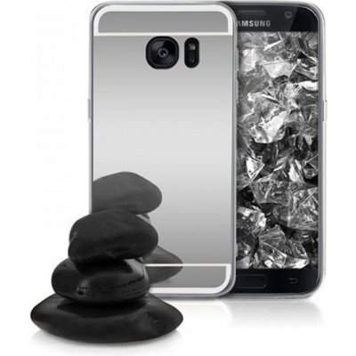 Pouzdro Mirro FORCELL Samsung Galaxy S6 Edge Plus stříbrné – Zboží Mobilmania