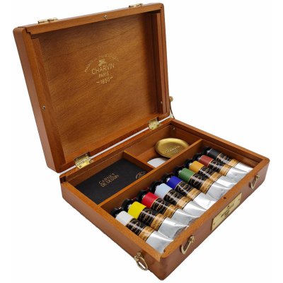 Charvin akrylové barvy Extra Fine 9x20 ml dřevěný kufřík – Hledejceny.cz