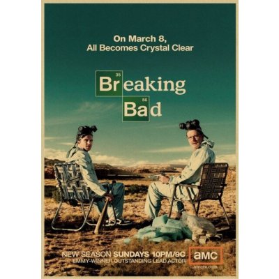 Plakát pro všechny fanoušky seriálu Breaking Bad - Walter a Jessie – Zboží Mobilmania