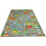 Makro Abra Flannel Printed B-529 Město Ulice šedý zelený – Hledejceny.cz