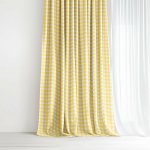 Goldea dekorační závěs luca - žluté kostičky 200x150 cm – Hledejceny.cz