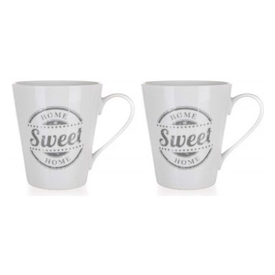 Banquet Sada keramických hrnků SWEET HOME 2 x 330 ml – Zboží Mobilmania