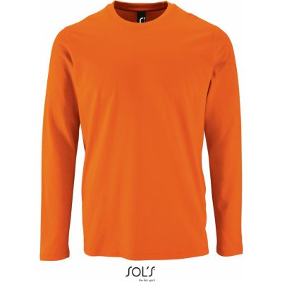 SOL'S pánské triko s dlouhým rukávem Imperial Oranžová – Zboží Mobilmania