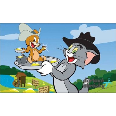 Jedlý tisk TOM A JERRY ● materiál: FONDÁNOVÝ DECORLIST ✴️, ● velikost: formát A4 ☝ – Hledejceny.cz