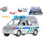 Kids Globe Traffic policie CZ 14cm kov zpětný chod na baterie světlo a zvuk – Hledejceny.cz