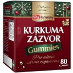 VitaHarmony XXL Kurkuma zázvor gummies 80 gummies – Hledejceny.cz