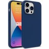 Pouzdro a kryt na mobilní telefon Apple PROTEMIO 86017 ECO RUBBER Ochranný obal Apple iPhone 16 Pro tmavě modrý