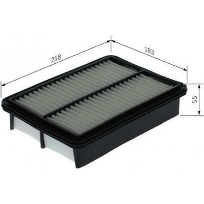 Vzduchový filtr BOSCH F 026 400 747 – Hledejceny.cz