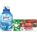 Ariel All in1 Pods+Extra prací kapsle 26 PD + Lenor Aviváž Fresh Air 36 PD – Zboží Mobilmania