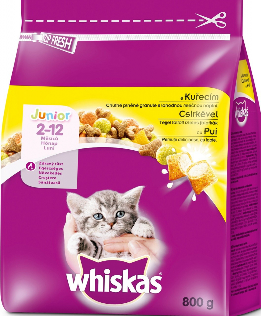 Whiskas Junior kuřecí 800 g