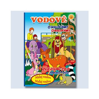 Vodové omalovánky Maluj vodou Zvířátka v ZOO POSLEDNÍ 2 KS Jiri Models 101376