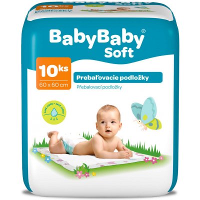 EMGCare BabyBaby Soft Podložky přebalovací 60x60 cm 10 ks – Zboží Mobilmania