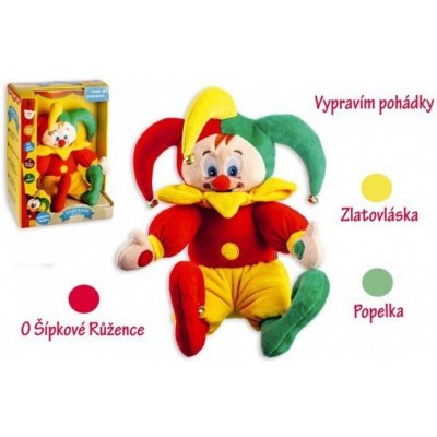 Teddies Kašpárek mluvící pohádky plyš 30 cm na baterie – Zbozi.Blesk.cz