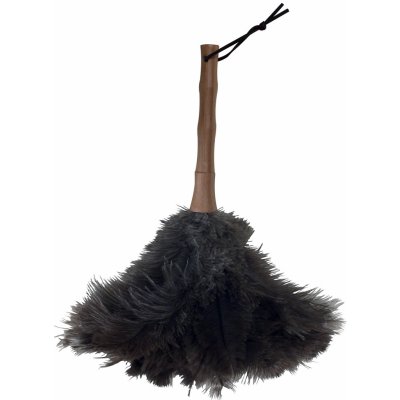 MSV prachovka z pštrosího peří s bambusovou rukojetí 33 cm 100345 – Zboží Mobilmania