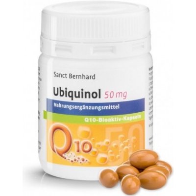 Sanct Bernhard Ubiquinol Q10 Bioaktiv 50 mg 75 kapslí – Zboží Mobilmania