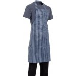 Whites Chefs Clothing voděodolná náprsní zástěra pruhovaná červenobílá – Zboží Mobilmania