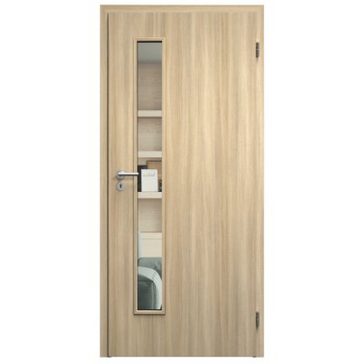 Sapeli Elegant Komfort M60 otočné dub hikari 100 x 210 cm Čiré sklo – Hledejceny.cz