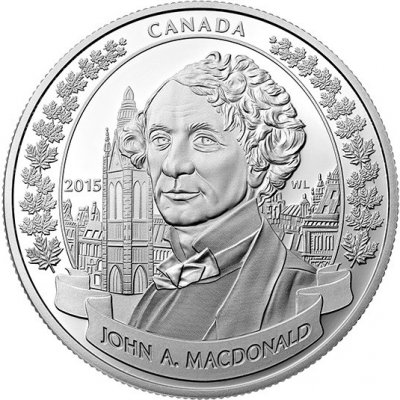 Royal Canadian Mint SIR JOHN A. MACDONALD 1 Oz – Zboží Mobilmania