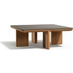 Tribu Nízký stolek Amanu, čtvercový 90x90x35 cm, rám teak, deska keramika dekor pompei – Hledejceny.cz