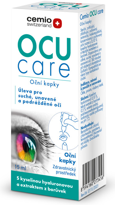 Cemio Ocu Care oční kapky 15 ml