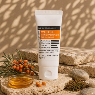 d'Alba Waterful Tone Up Sun Cream Purple Rozjasňující tónovací krém s SPF 50+ (fialový) 50 ml – Zboží Mobilmania