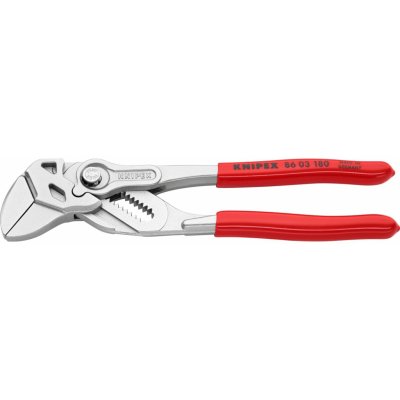 Knipex Klešťový klíč, chromovaný povrch, rukojeť potažená plastem, 180 mm – Zboží Dáma