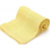 Deka Povlečeme vše bavlna deka celulární žlutá 100x150