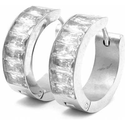 Steel Jewelry náušnice KRUHY chirurgická ocel NS231184 – Sleviste.cz