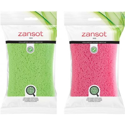 Zansot řecká hypoalergenní měkká tělová houba 2 ks červená + zelená – Zboží Dáma
