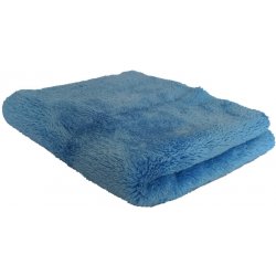Zerda Plush buffing towel 40 x 40 cm blue 530GSM