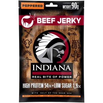Indiana Beef Jerky Peppered 90 g