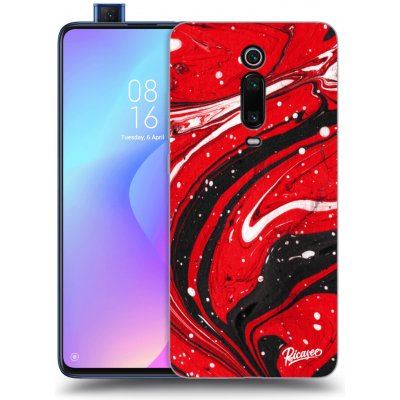 Pouzdro Picasee silikonové Xiaomi Mi 9T Pro - Red black černé – Zbozi.Blesk.cz