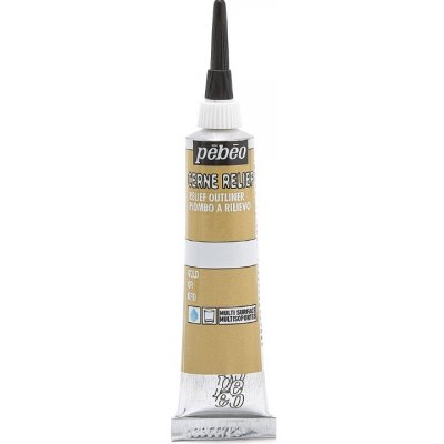 Pébéo Kontura na sklo Vitrail 20 ml Gold – Zboží Mobilmania