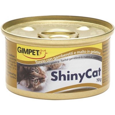 Gimpet Shiny Cat tuňák kreveta maltóza 70 g – Zboží Mobilmania