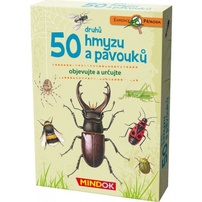 Mindok Expedice příroda: 50 druhů hmyzu a pavouků – Zboží Mobilmania