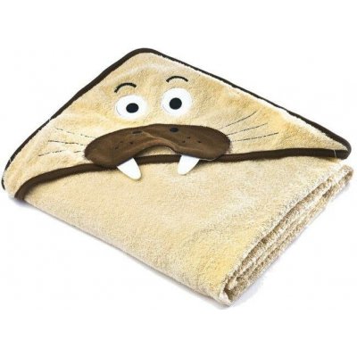 Sensillo osuška s kapucí mrož béžová – Zboží Dáma