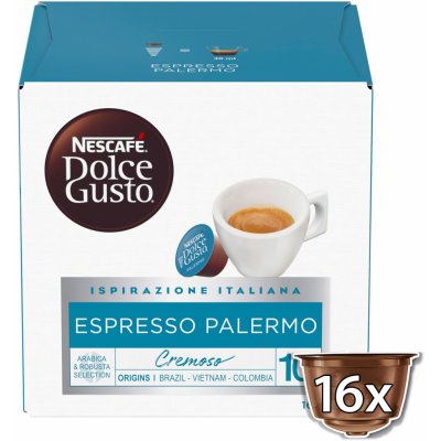 Nescafé Dolce Gusto Espresso Palermo kapslová káva 16 ks – Zboží Mobilmania